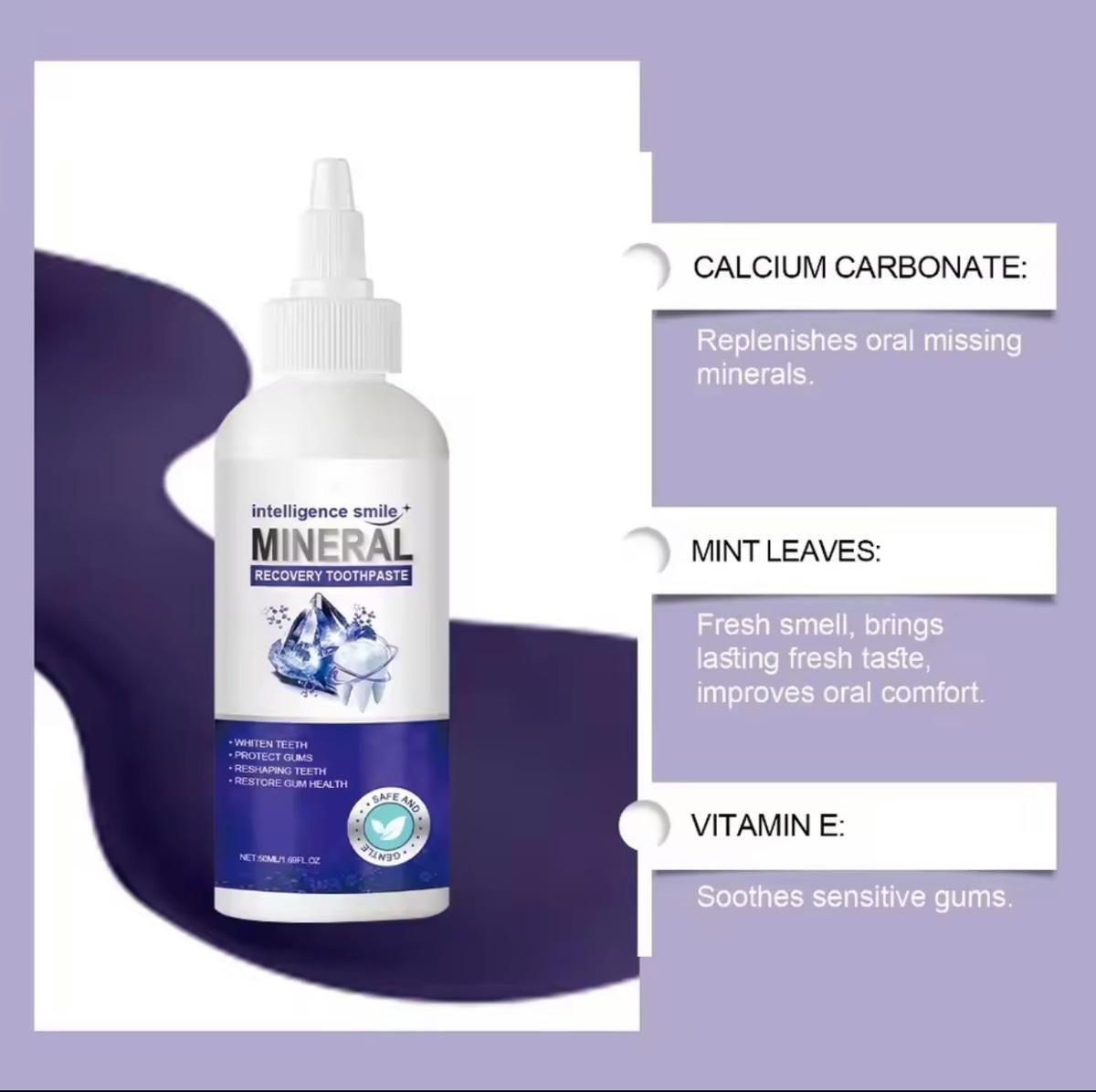 MINERAL RECOVERY TOOTHPASTE